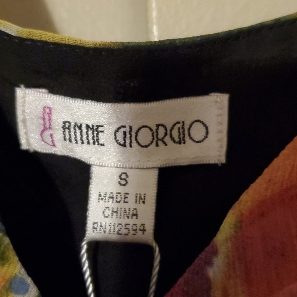 Anne Giorgio Floral Summer Dress Size Small - Picture 4 of 6